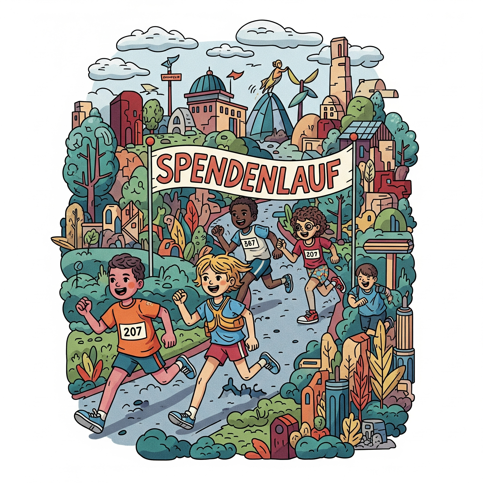 Symbolbild Spendenlauf